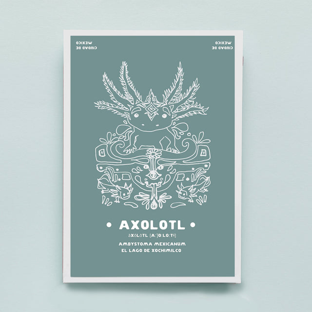 Kunstdruck Axolotl