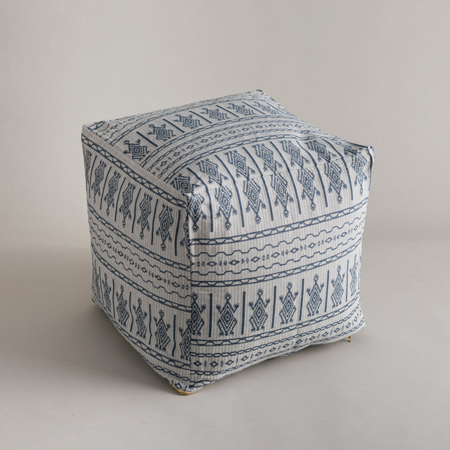 Hocker Lagarto Azul M