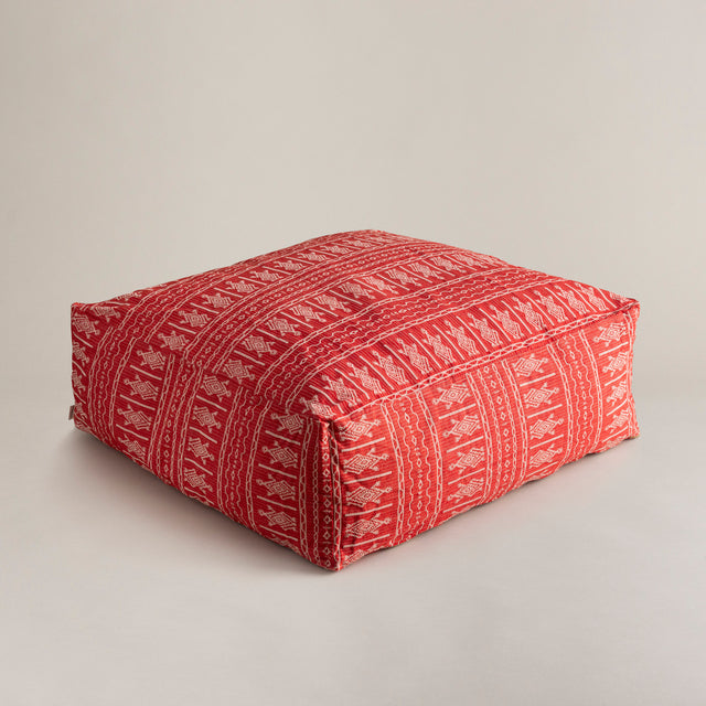 Pouf Lagarto Rojo L